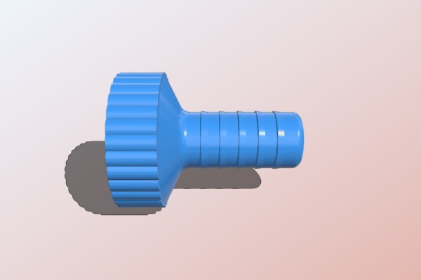 Garden Hose to 5_8" tubing | 3d print model