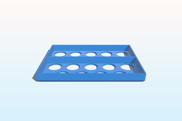 18 collet rack for ER32 | 3d print model
