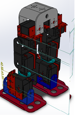 Robot Bipedo | 3d print model