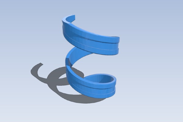 Curtain spiral holder | 3d print model