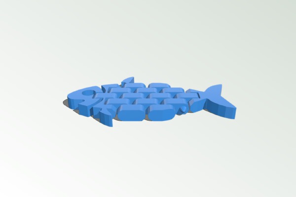 My Articulated Fish | 3d print model