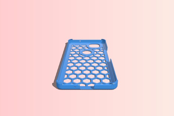 Pixel 2 case for PLA, with mic holes | 3d print model
