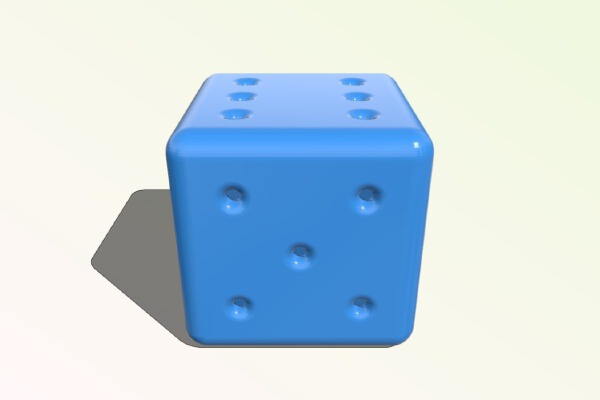 Loaded Dice V1 | 3d print model