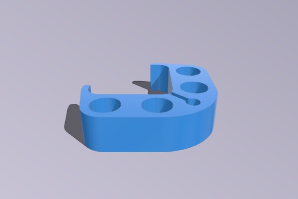 Nozzle Rack (RigidBot) | 3d print model