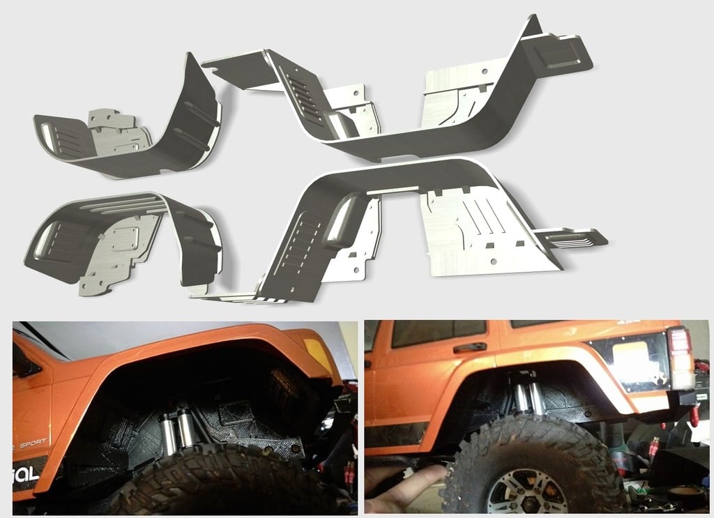 Axial SCX10ii Cherokee - Inner Fenders