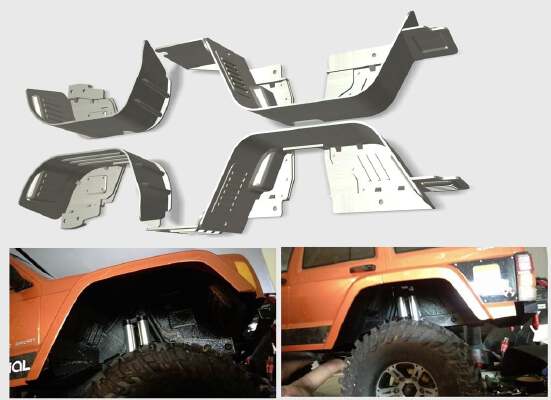 Axial SCX10ii Cherokee - Inner Fenders | 3d print model