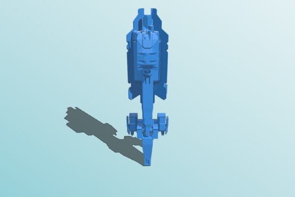 Halo Berlin Class Frigate | 3d print model