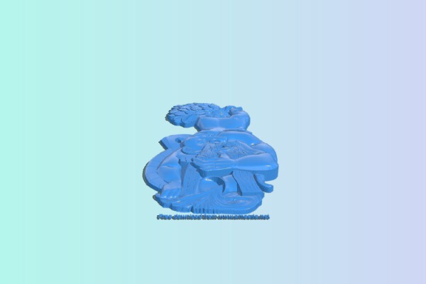 The old man under the old woman | 3d print model