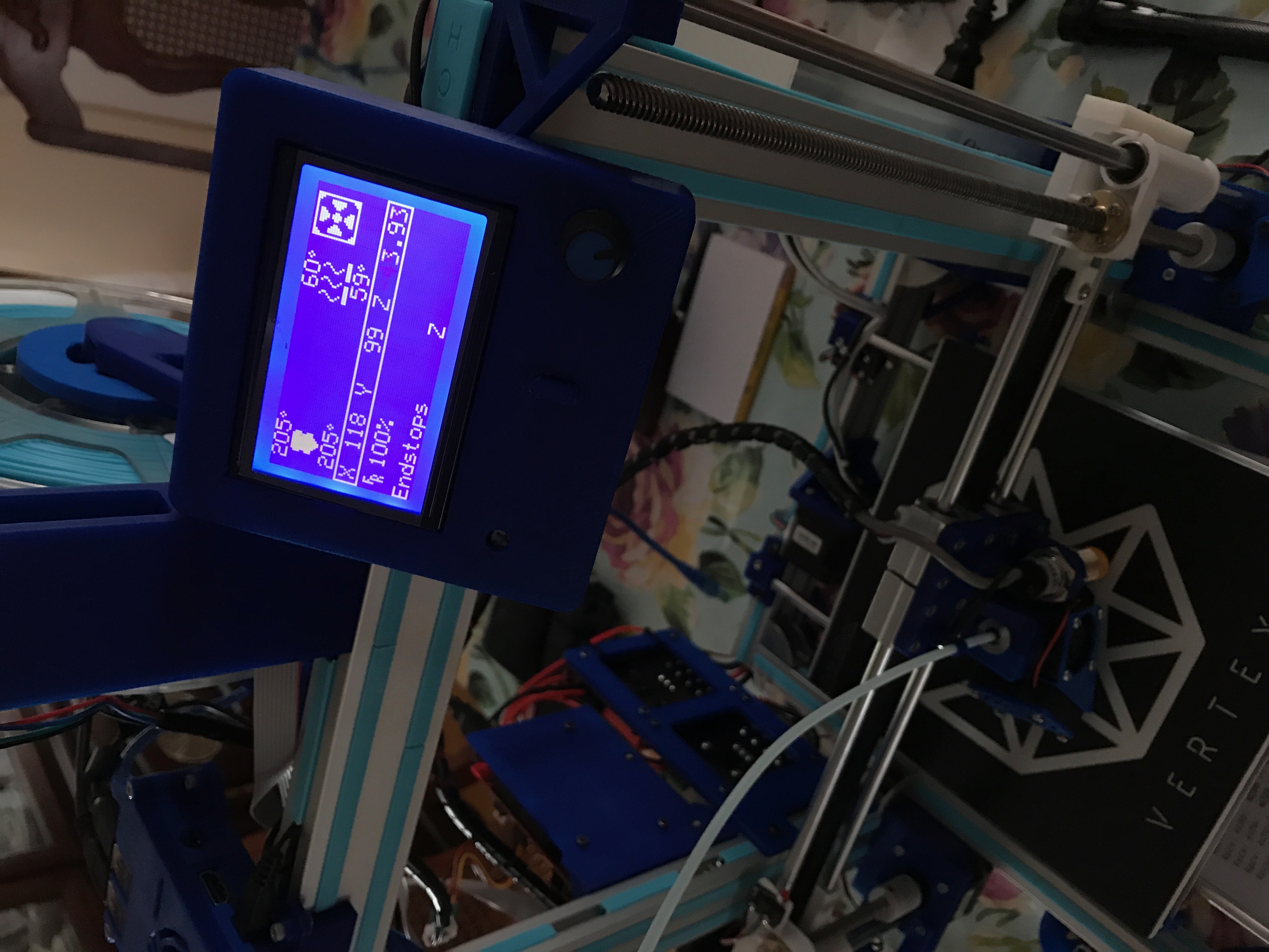 12864 LCD Mount for 2040 Extrusion