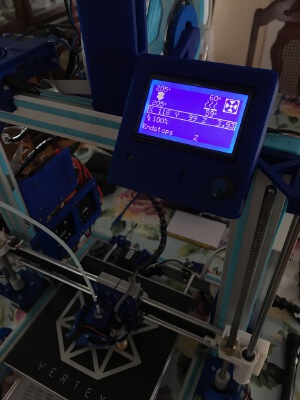 12864 LCD Mount for 2040 Extrusion | 3d print model