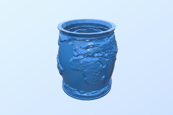 Planisphere Vase | 3d print model