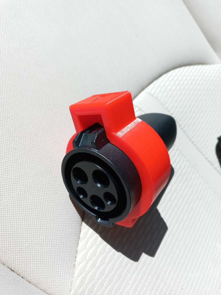 Tesla Charger Lock Files to download and to 3D print for free 3DPEA