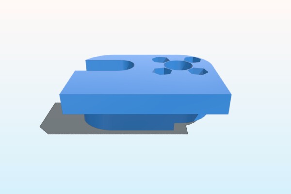 Parametric X idler lift (Z wobble elimination) in OpenSCAD | 3d print model