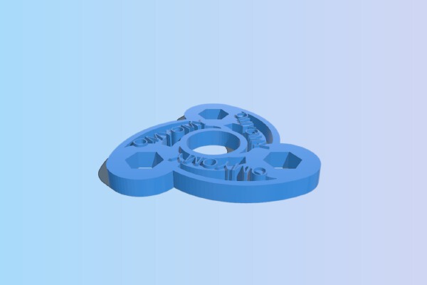 Spinner with custom name | 3d print model