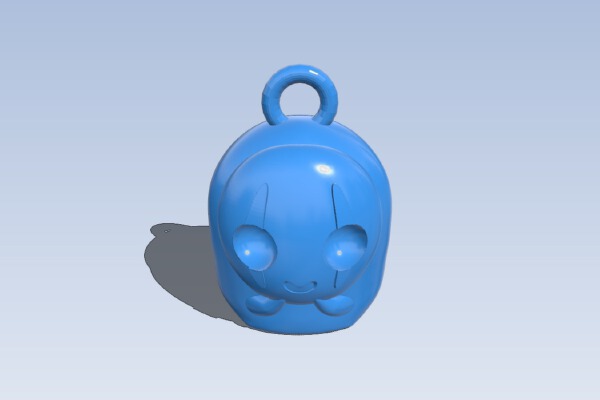 Faceless Chibi Spirited Away With Keychain Ring | 3d print model