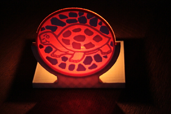 Support bougie tortue | 3d print model