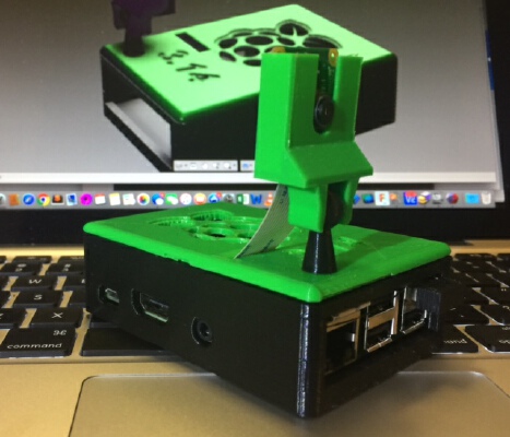 Raspberry Pi 3 case with camera mount | 3d print model