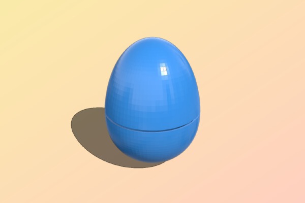 Easter Egg Shell | 3d print model