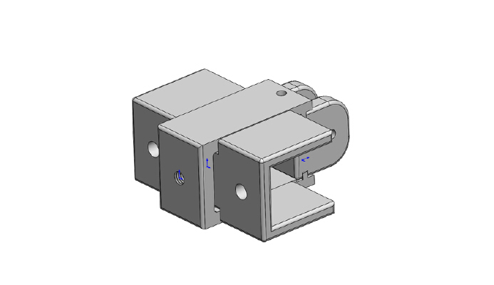 Y Axis Belt tension adjustment mechanisim | 3d print model