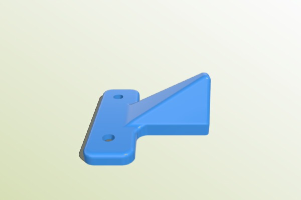 PS4 Wall Mount Adapter - Command Strips | 3d print model