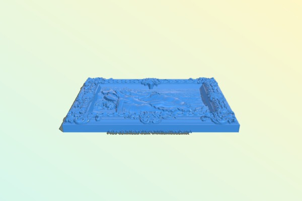 Virgin painting | 3d print model