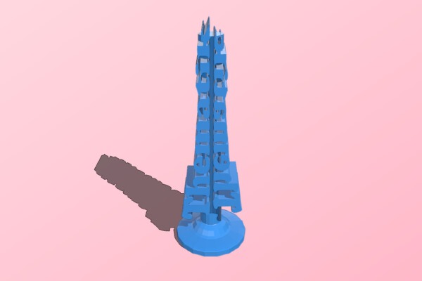 Dildo plug Thematik, (dedicated To my old workplace)  To shove it up his asshole... | 3d print model