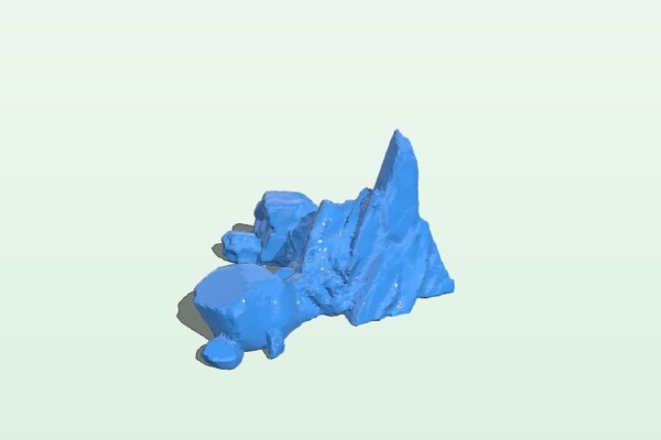 Boulders for Gloomhaven - Sculpted (1, 2, 3 Hex) | 3d print model