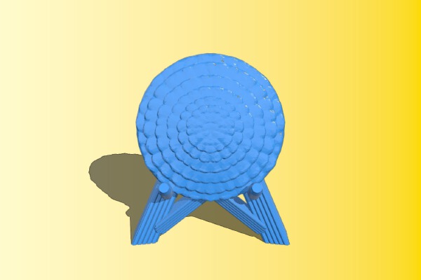 Delving Decor: Archery Target (28mm_Heroic scale) | 3d print model