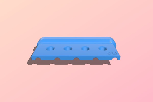 MMU2 PTFE Holder M6 Passthrough Adapter | 3d print model