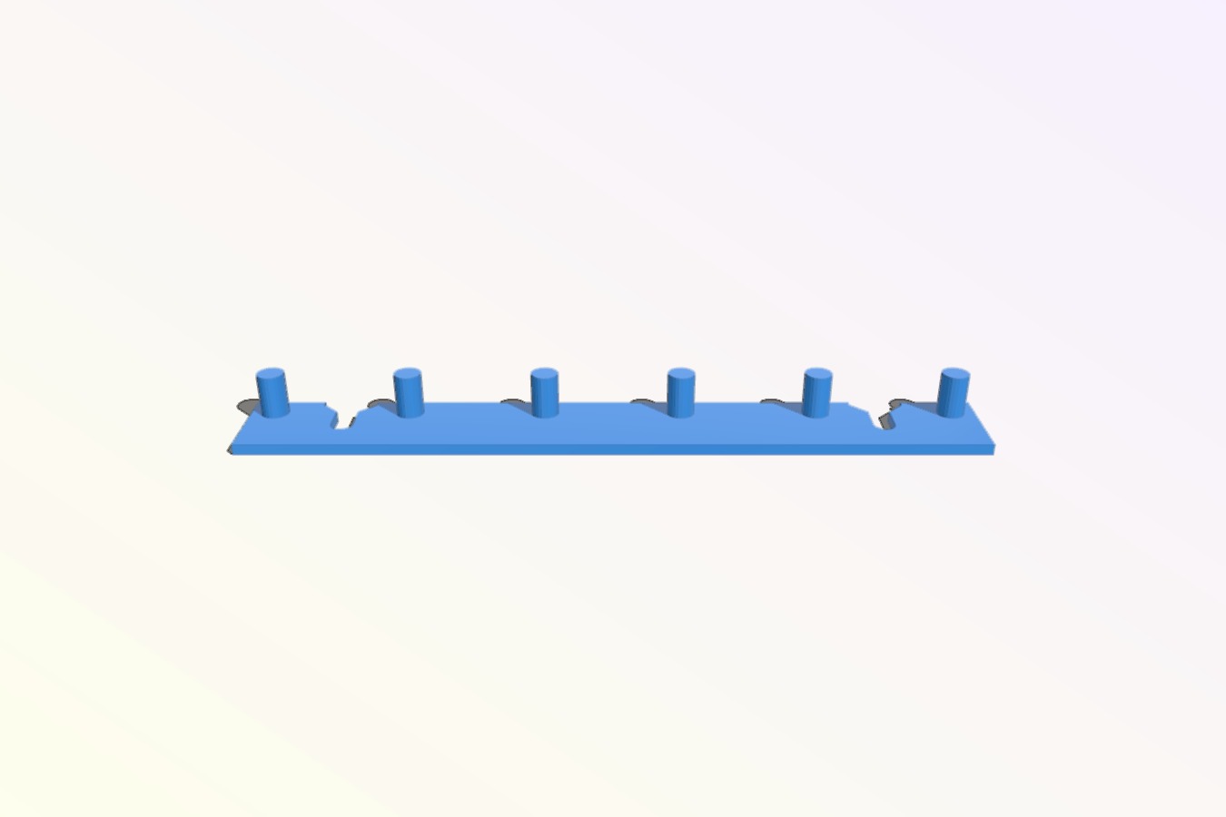 Pegboard Monitor Hangar