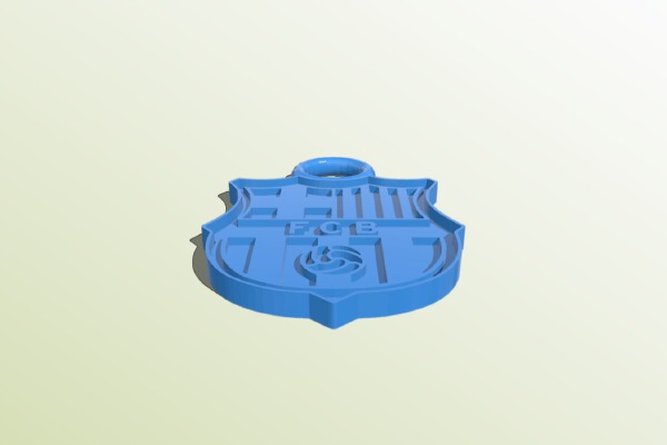 Porte Clé FC Barcelone | 3d print model