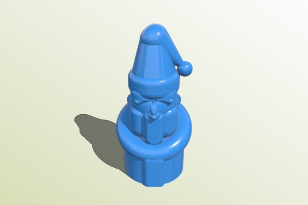 Santa Wine Bottle Topper | 3d print model