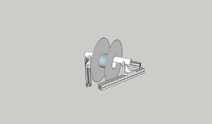 Flsun Delta Kossel spool holder | 3d print model