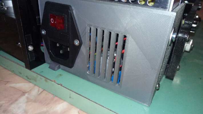 Anet A6 power cover with cooler for MOSFETs | 3d print model
