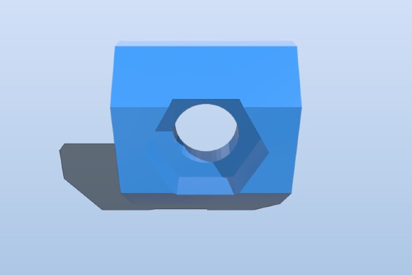 MGN12H clamping V-slot | 3d print model