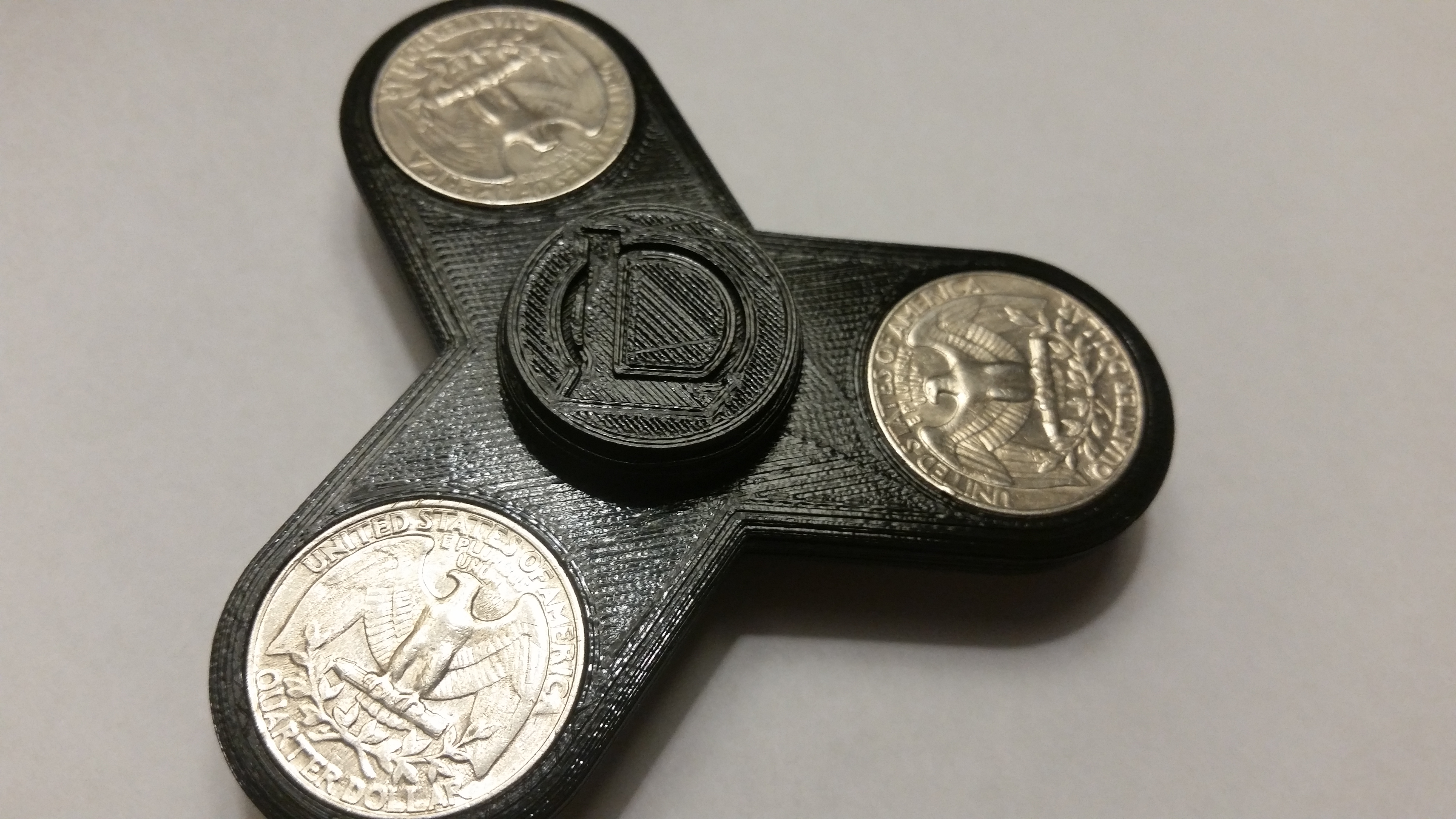 Small League of Legends Icon Hand Spinner with Quarter weights Customizable