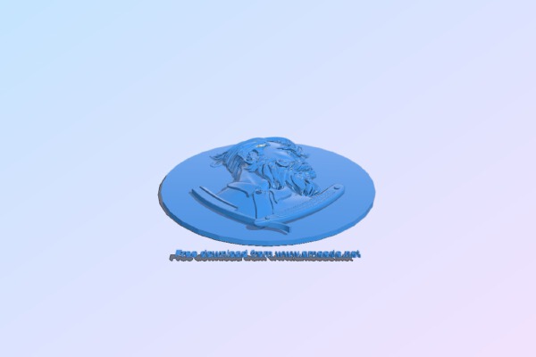 Barbershop shield | 3d print model