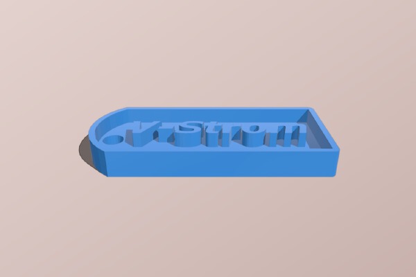 V-Strom key fob | 3d print model