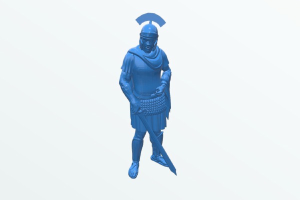 The leader holds the sword | 3d print model