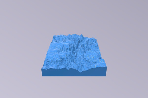 Zion National Park | 3d print model