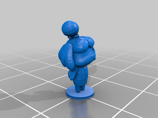 Isabelle (canela) - Animal Crossing - Low Poly | 3d print model