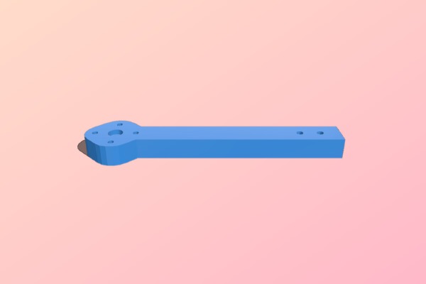 Bodgie Arm for Turnigy 2730-1500 | 3d print model