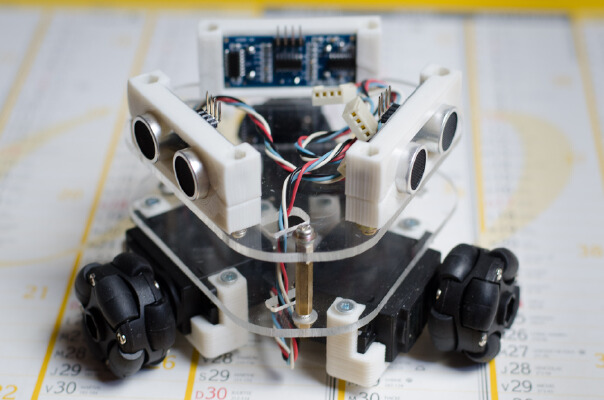 Sonar board for 3-wheeled robotic platform | 3d print model
