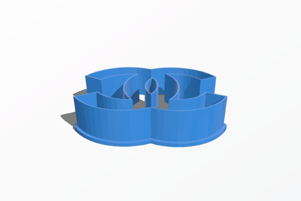 chanel cookie cutter | 3d print model