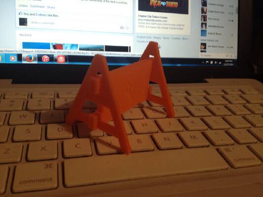 Construction Saw Horses_Business Card Holder | 3d print model