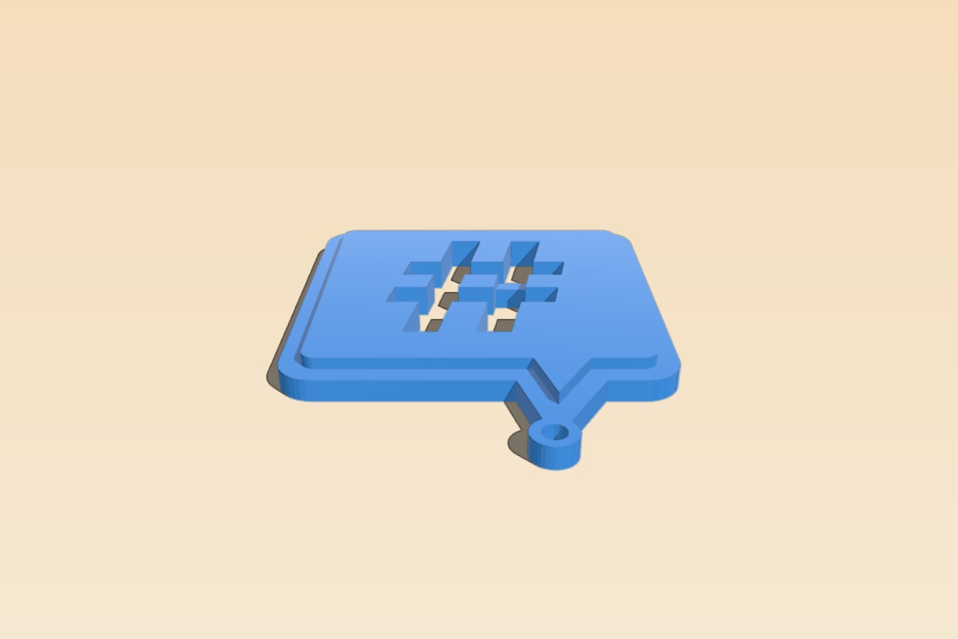 Hashtag # Earring