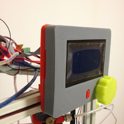 Full Graphic Smart LCD bracket and knob | 3d print model