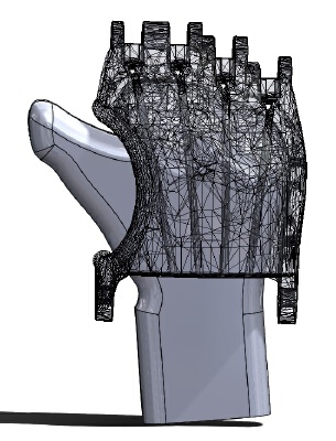 e-NABLE Phoenix Hand v2 - Thumbless | 3d print model