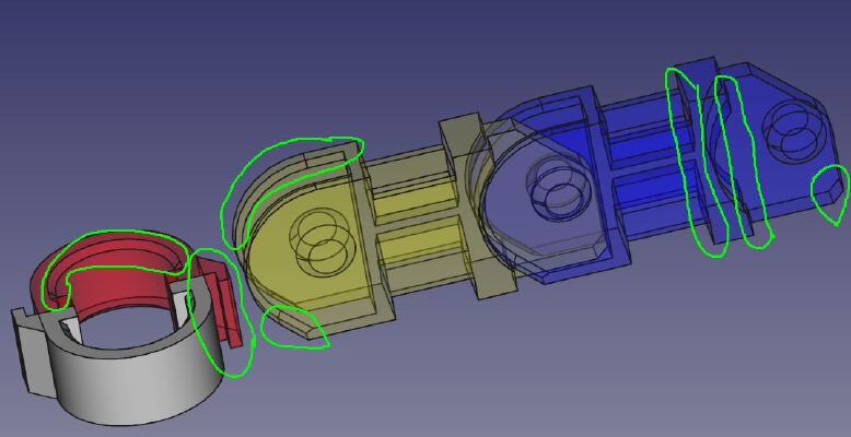 Spine dragchain - improvements | 3d print model