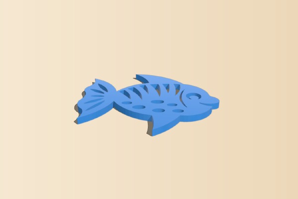 Happy Fish | 3d print model